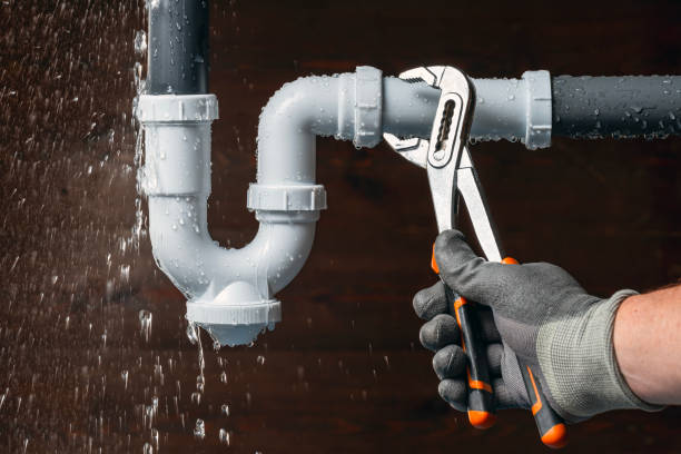 Professional Drain Cleaning technician working in Montvale, VA